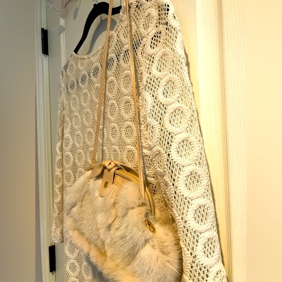 Beautiful genuine mink & leather Preston & York purse in excellent condition - Picture 11 of 15